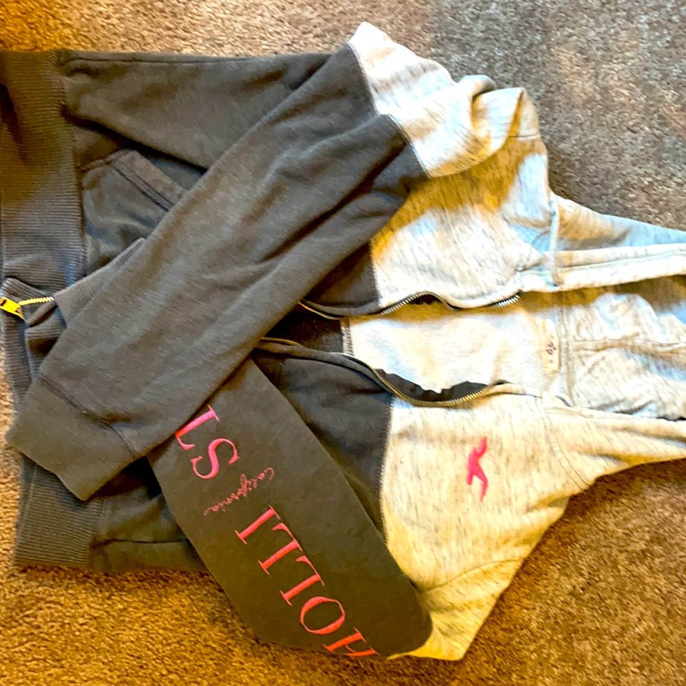 Hollister hoodie/zip up